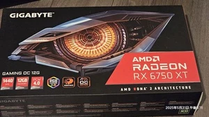 GIGABYTE Radeon RX 6750 XT OC 12GB GV-R675XTGAMING - Picture 1 of 3