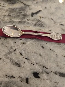 Superb Vintage M/S GRIPSHOLM Ocean Liner 830 Swedish Silver Souvenir Spoon 8g - Picture 1 of 9