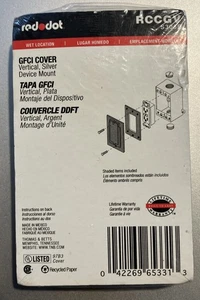 Red Dot GFCI wetterfeste Steckdosenabdeckung vertikale Befestigung #RCCGV, S306E, kostenloser Versand - Bild 1 von 6
