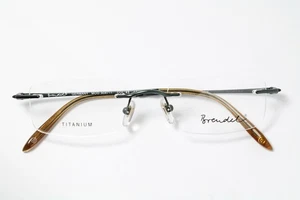 BRENDEL 908711 C41 Brille Eyeglasses Bril Randlos TITANIUM Rimless Gafas Grün - Picture 1 of 9