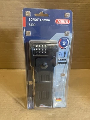 ABUS BORDO Combo 6100 CERRADURA BICICLETA HECHA EN ALEMÁN Foto 1 de 4