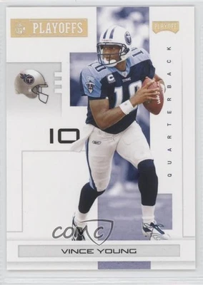2007 Playoff NFL Playoffs Gold /299 Vince Young #97 - Image 1 of 2