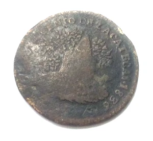 1836 MEXIKO 1/4 ECHTE ZACATECAS MÜNZE - Bild 1 von 2