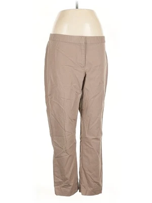 Ellen Tracy Women Brown Khakis 12 - Image 1 of 4