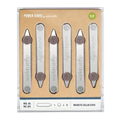 Coleira magnética Würkin Stiffs Power Stays |Power Stays com armazenamento 2,5" - Imagem 1 de 4