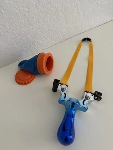 Catapult Laser Slingshot With Rubber Aim Point Target - Slingshot Mini Catapult - Picture 1 of 4