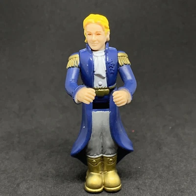 Prince Navy Captain Officer Vinyl Jointed Action Figure 3” Mini Doll - Image 1 of 4