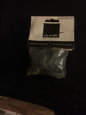 Elkay Mounting Sink Clips,No. HD14CLIP new in packaging  - Image 1 of 2
