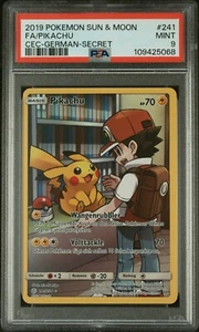 Pokemon Pikachu 241/236 Cosmic Eclipse Sun & Moon PSA 9 MINT #241 Low Pop - Bild 1 von 2