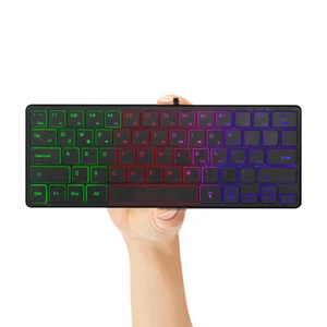 Kabelgebundene Folientastatur Tastatur Hintergrundbeleuchtung mit 64 Tasten B6J5 - Bild 1 von 3