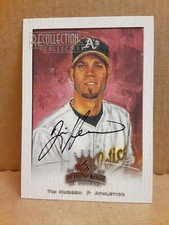 2003 Diamond Kings Recollection Autographs #37 Tim Hudson 02 DK Auto /50