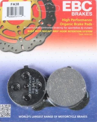 EBC Organic Brake Pad and Shoes For Suzuki GS750LN 1979 Front FA38 - Image 1 of 3