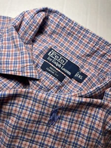 Polo Ralph Lauren Men’s Tattersall Check Regent Classic Fit Button Up Shirt XL - Picture 1 of 5