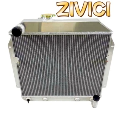 Radiador completo de aluminio Fury Belvedere L6 3,8 L para Plymouth Savoy 1955-1956/56 Foto 1 de 4