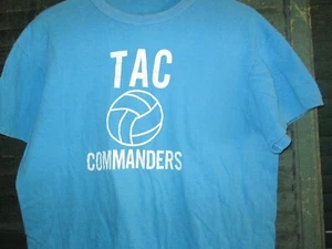 1960s Vtg Air Force TAC COMMANDERS Soccer ? 12AF East T Shirt Russell Southern - Picture 1 of 7