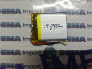 batteria a litio di polimeri 3.7 v 500mha gps auricolari rc arduino bluetooth - Foto 1 di 3