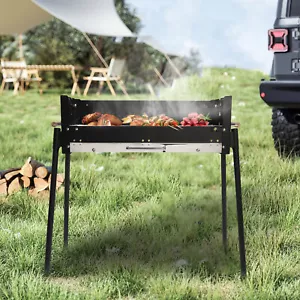 Folding Barbecue Stove Outdoor Portable Grill Barbecue Tools Charcoal Grill - Picture 1 of 16