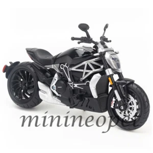 MAISTO 2016 DUCATI X DIAVEL S BIKE MOTORCYCLE 1/12 BLACK 31101 BK - Picture 1 of 2