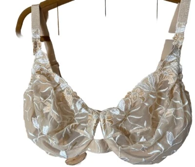 Bioform By Charnos  Beige Non Padded Bra Underwire 36G EUC - Image 1 of 4