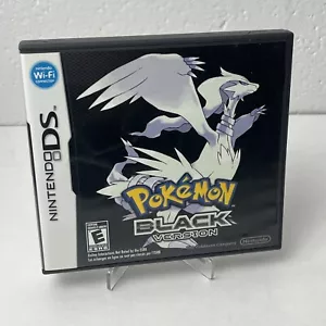 Pokemon Black Version Nintendo DS Authentic Case Manual Box Only No Game - Picture 1 of 3