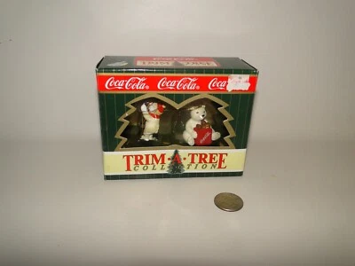 Coca-Cola Trim A Tree Collection 1996 Christmas Ornaments Polar Bear - Image 1 of 4
