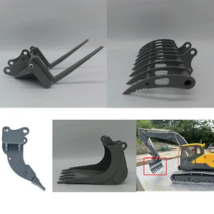 Metal Scarifier /Bucket changer /Fork Bucket For E111/E010/EC160 Excavator - Picture 1 of 25