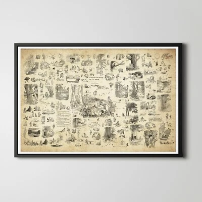 1926 Winnie the Pooh Illustration POSTER! (multiple sizes) - Art - Milne - Draw - Image 1 of 4