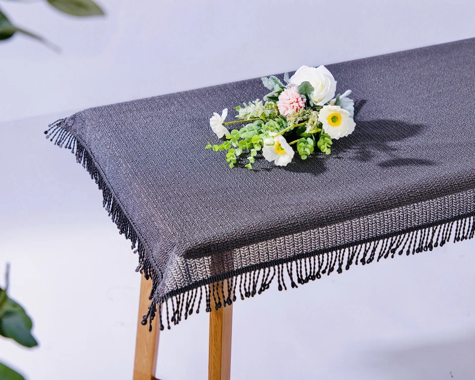 GARTENTISCHDECKE *Weichschaum* mit Fransen *Wetterfest*Rutschfest* große Auswahl - Bild 1 von 1