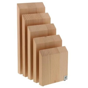 ZWILLING Italian Knife Block 10" x 10" x 16" Natural Beechwood - Picture 1 of 3