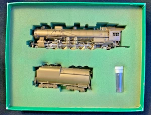 HO SCALE UNDECORATED BRASS OVERLAND MODELS UP 'OVERLAND' TYPE 5090 CLASS 4-10-2 - Picture 1 of 5