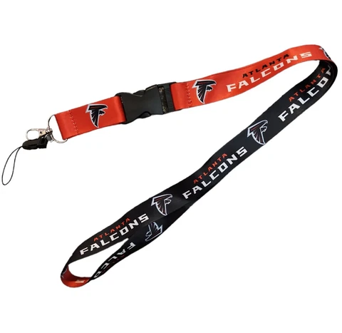Atlanta Falcons WinCraft NFL Lanyard Key ID Holder Licensed Athletic Wear Cover