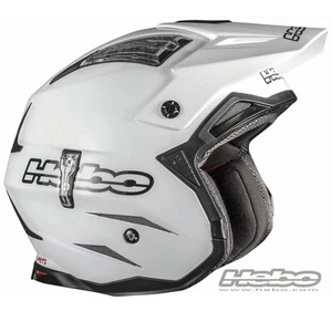 HEBO 2016 CASCO HELMET ZONE 4 BIANCO WHITE MOTO TRIAL SCOOTER JET TG SIZE S - Imagen 1 de 1