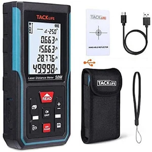 TACKLIFE 50m Laser Entfernungsmesser Lasermessgerät Distanzmesser USB Aufladung - Bild 1 von 4