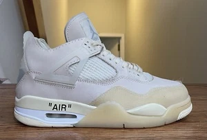 Air Jordan 4 Retro Off-White Sail (Women's) CV9388-100 2020 Mismate Size 10.5 - Picture 1 of 24
