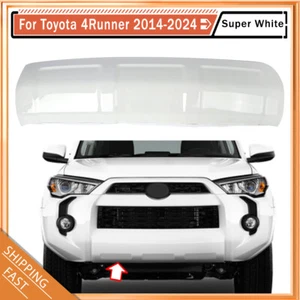 White Front Valance Bumper Panel For Toyota 4Runner 2014-2024 Air Dam Deflector - Picture 1 of 16