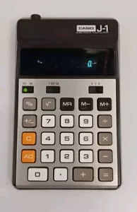 Calcolatrice elettronica vintage Casio J-1 modello J-811 - Foto 1 di 5