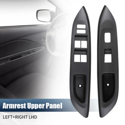 Bisel interruptor ventana eléctrica maestro conductor pasajero para Toyota Yaris 2007-17 sedán Foto 1 de 4