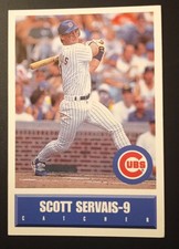 1995 Gatorade Chicago Cubs Scott Servais #9