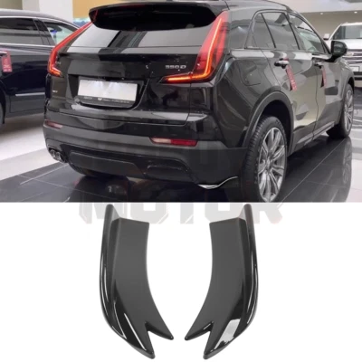 For  Cadillac XT4 Sport Glossy Black Rear Bumper Splitter Spats Diffuser 2PCS Foto 1 de 4
