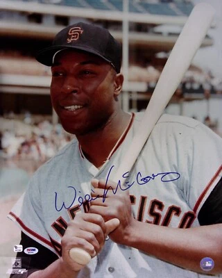 Willie McCovey Signed Giants 16x20 Photo PSA/DNA COA Picture Autograph HOF 1986 - Image 1 of 4