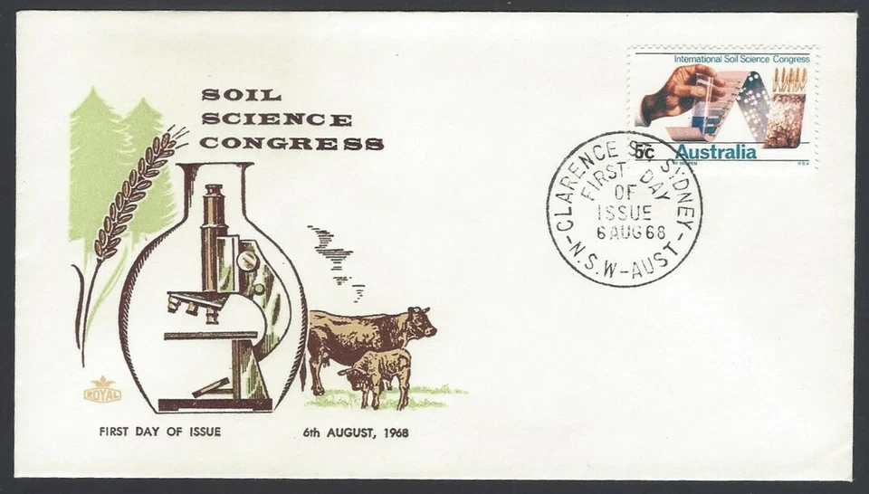 Australia 1968 Soil Science Congress FDC First Day cover - Image 1 of 1