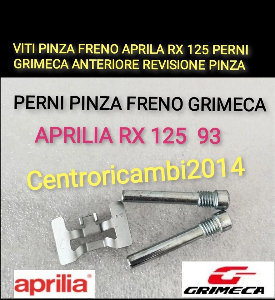VITI PINZA FRENO APRILIA  RX 125 93 PERNI GRIMECA ANTERIORE REVISIONE PINZA  - Immagine 1 di 1