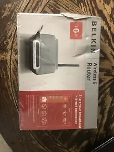 Belkin Wireless G Router New Old Stock Factory Sealed - Picture 1 of 3