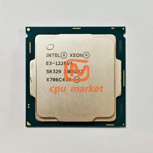 Intel Xeon E3-1220v6 SR329 3.0GHz 4 Cores 4 Threads 72W LGA1151 CPU Processor - Picture 1 of 2
