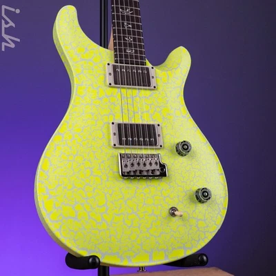 PRS CE 22 Neon Yellow Crackle Sprayer's Choice - Image 1 of 4