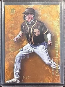 2021 Bowman Inception Robert Hassell Orange Foil #04/25 Nationals Padres #45 - Picture 1 of 2