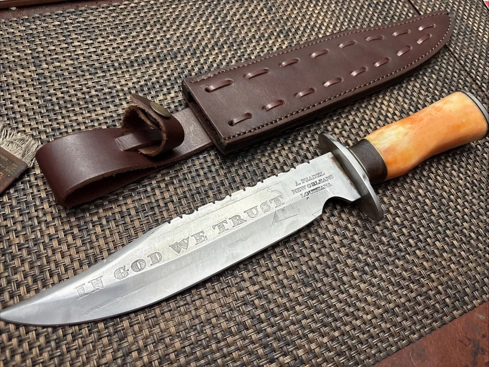 BEAUTIFUL OLD  IVORY HANDLED BOWIE - Image 1 of 1