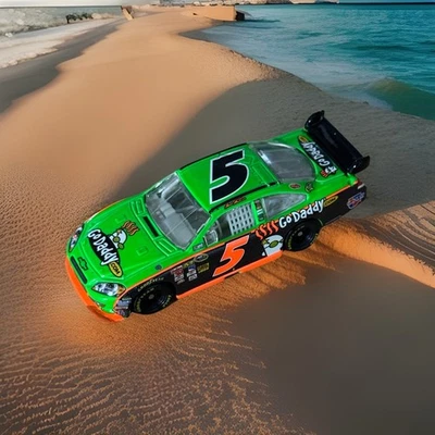 1/64 Nascar Diecast, Mark Martin #5 Go Daddy, COT, Some Touch Up Work On Spoiler - Image 1 of 3