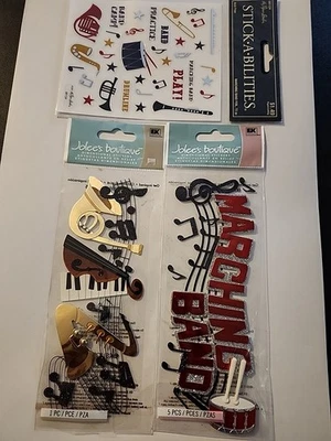 Jolee’s Marching Band Scrapbook Stickers Lot Of 2 Plus One Free  - Image 1 of 4