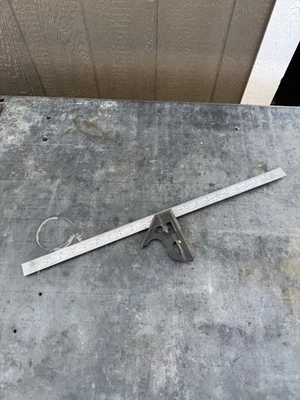 Mitutoyo 24” Combination Square Blade Rule  Made In USA Machinist Owners Marks - Image 1 of 4